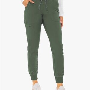 Med Couture Green Scrub Pant Joggers